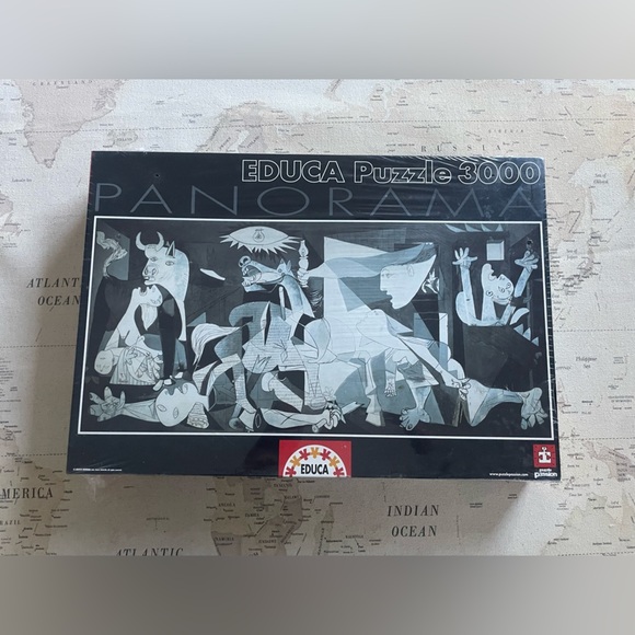 🆕EDUCA 3000 Piece Panorama Puzzle Pablo Picasso Print Titled GUERNICA - Picture 1 of 6